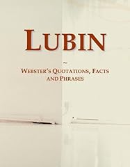 Lubin webster quotations for sale  Delivered anywhere in UK