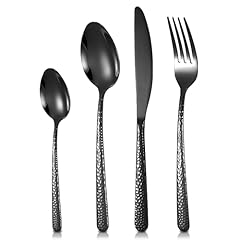 Black cutlery set for sale  Delivered anywhere in UK
