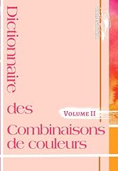 Dictionnaire combinaisons coul d'occasion  Livré partout en France
