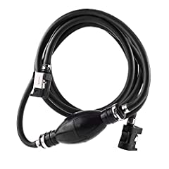 Aramox Black Fuel Line Hose Primer Oil Tube Tank Connector for sale  Delivered anywhere in UK