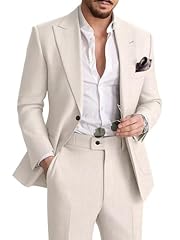 Mens linen suit for sale  Delivered anywhere in USA 