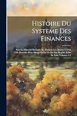 Histoire systeme finances d'occasion  Livré partout en France