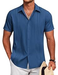 Coofandy mens guayabera for sale  Delivered anywhere in USA 