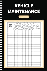 Vehicle maintenance log for sale  Delivered anywhere in USA 
