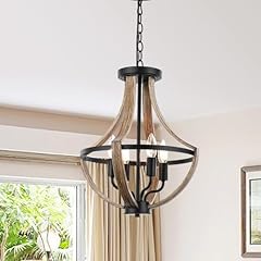 Eoodis rustic chandelier for sale  Delivered anywhere in UK