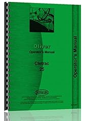 Oliver cletrac operators d'occasion  Livré partout en France