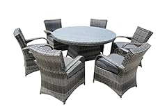 round rattan dinning set for sale  Delivered anywhere in UK