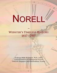 Norell webster timeline for sale  Delivered anywhere in UK