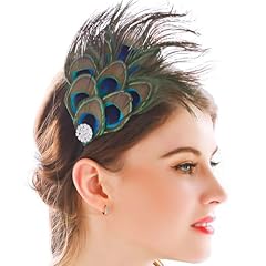 Aukmla peacock feather for sale  Delivered anywhere in USA 