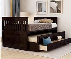 Twin captain bed for sale  Delivered anywhere in USA 