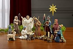 Set of 11 Nativity Figurines with Real Gold, Frankincense for sale  Delivered anywhere in USA 