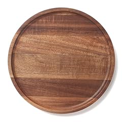 Round wood tray for sale  Delivered anywhere in USA 