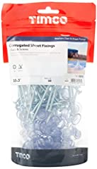 TIMCO Corrugated Sheet Fixings Clear - 10 x 3, CSFC for sale  Delivered anywhere in Ireland