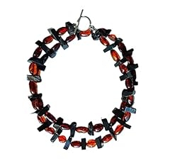 Jet amber beaded for sale  Delivered anywhere in UK