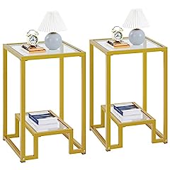 Yaheetech gold nightstand for sale  Delivered anywhere in USA 