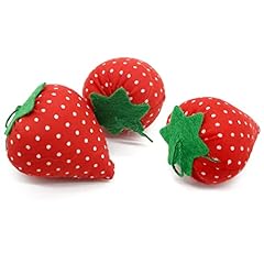 3pcs strawberry shaped for sale  Delivered anywhere in USA 
