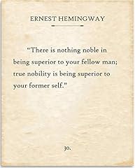 Ernest hemingway nothing for sale  Delivered anywhere in USA 