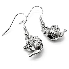 Teapot charm earrings for sale  Delivered anywhere in UK