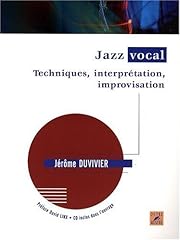 Jazz vocal techniques d'occasion  Livré partout en Belgiqu