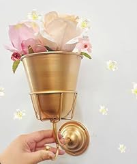 Gold wall vase for sale  Delivered anywhere in USA 