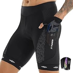 X-TIGER Men's Cycling Shorts with Back Pocket,5D Gel for sale  Delivered anywhere in USA 