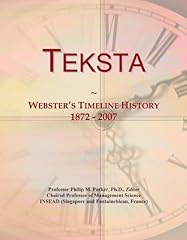 Teksta webster timeline for sale  Delivered anywhere in UK