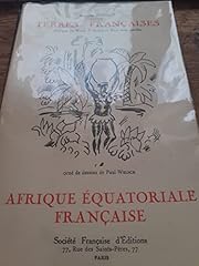 Afrique equatoriale francaise d'occasion  Livré partout en France