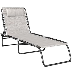 Outsunny folding chaise for sale  Delivered anywhere in USA 