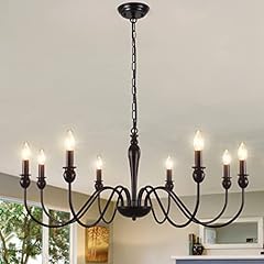 Ashuaqi black chandelier for sale  Delivered anywhere in UK