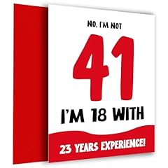 Funny 41st birthday for sale  Delivered anywhere in UK