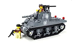 Used, Collectible Battle Brick Deluxe M4 Sherman Tank World for sale  Delivered anywhere in Canada