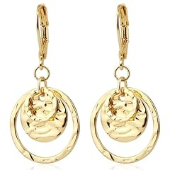 Disc leverback earrings for sale  Delivered anywhere in UK