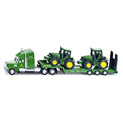 siku 1837, Low Loader with 2 John Deere Tractors, 1:87,, used for sale  Delivered anywhere in Ireland