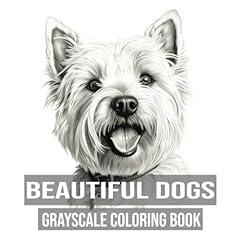 Beautiful dogs grayscale for sale  Delivered anywhere in UK