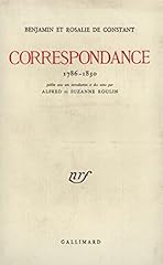 Correspondance 1786 1830 d'occasion  Livré partout en France