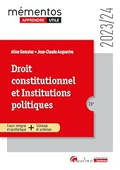 Droit constitutionnel institut d'occasion  Livré partout en France