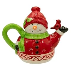 Ceramic snowman shaped for sale  Delivered anywhere in USA 