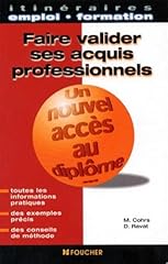 Faire valider acquis d'occasion  Livré partout en France