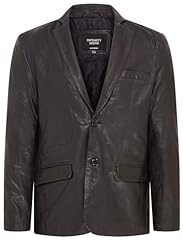 Mens leather blazer for sale  Delivered anywhere in UK