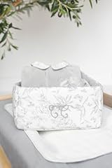 Panière fleurie toile d'occasion  Livré partout en France