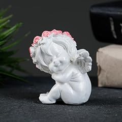 Cherub wreath figurine for sale  Delivered anywhere in Ireland