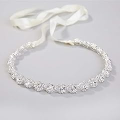 Crystal wedding headpiece for sale  Delivered anywhere in Canada