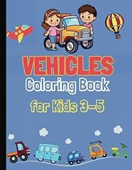 Vehicles coloring book gebraucht kaufen  Wird an jeden Ort in Deutschland