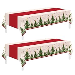 Christmas disposable tableclot for sale  Delivered anywhere in USA 