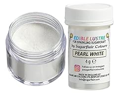 Sugarflair pearl white for sale  Delivered anywhere in UK