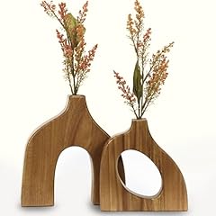 Wooden vases decor for sale  Delivered anywhere in USA 