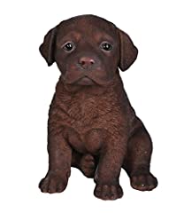 Hi-Line Gift Labrador Puppy Statue, Chocolate Brown for sale  Delivered anywhere in Canada