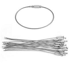 20pcs wire keychain usato  Spedito ovunque in Italia 