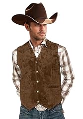 Mens cowboy vest for sale  Delivered anywhere in USA 