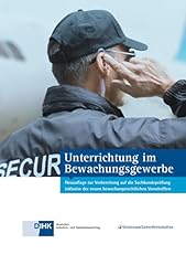 Unterrichtung bewachungsgewerb gebraucht kaufen  Wird an jeden Ort in Deutschland